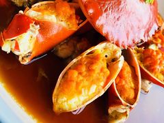 花雕肉碎蒸膏蟹-广州柏悦酒店·悦景轩·粤菜餐厅