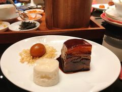温泉鹌鹑蛋红烧肉-上海苏宁宝丽嘉酒店·嘉府壹号中餐厅