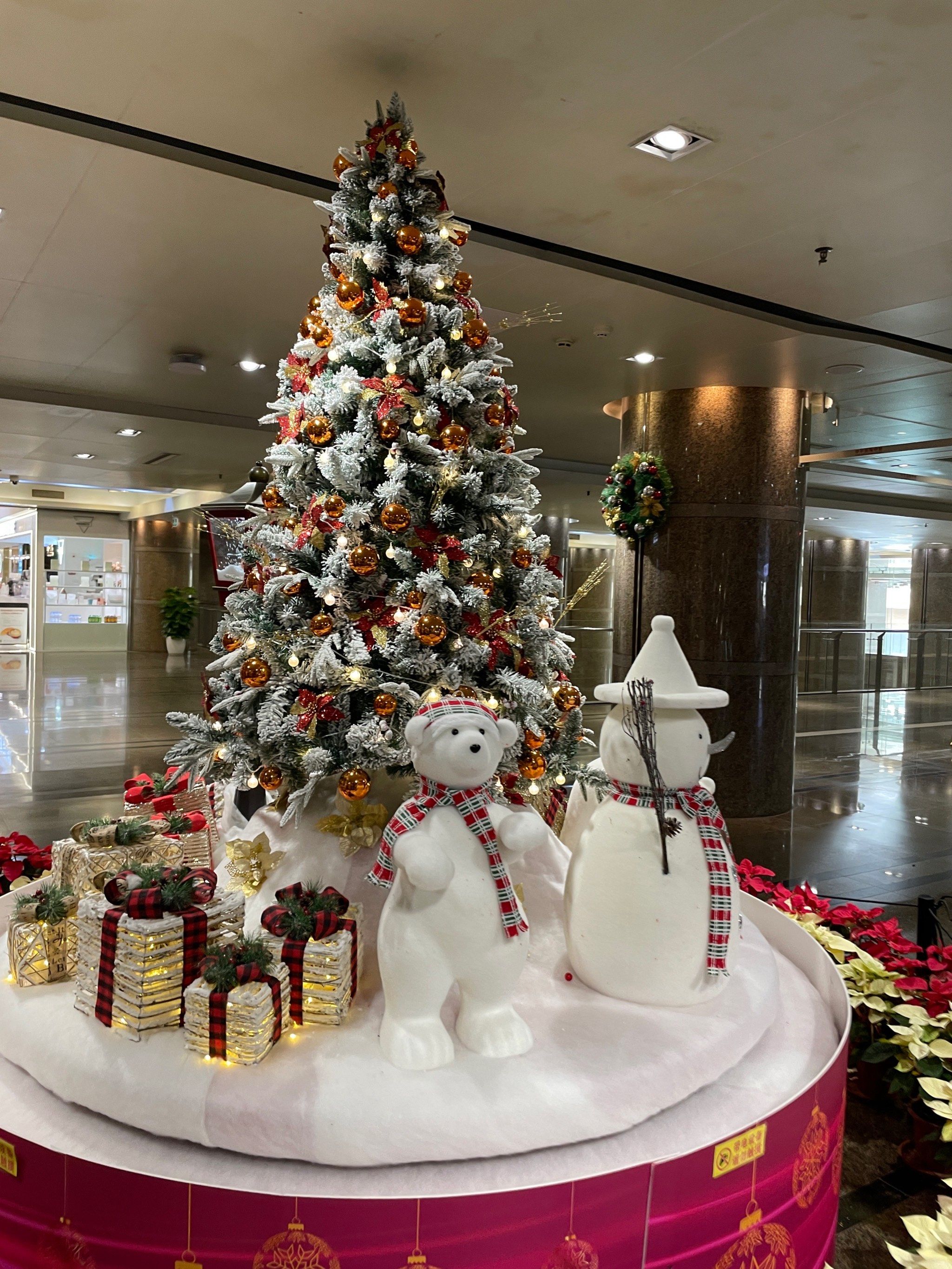 惊!就在中华广场二楼,又有圣诞树了!