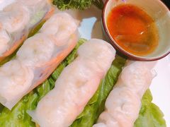 泰北虾仁素菜米卷-早安曼谷泰国餐厅