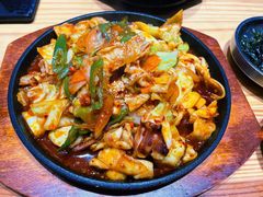 辣炒鱿鱼-全州豆芽汤饭