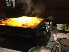 自助取餐区-探鱼·鲜青椒爽麻烤鱼(广州花都来又来店)