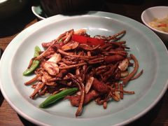 茶树菇牛柳-粗茶淡饭·隐庐私厨(东亭店)