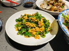 螺丝椒炒土鸡蛋-老头儿油爆虾(星光一期店)