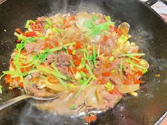 现炒黄牛肉-小隐人家(乐松店)