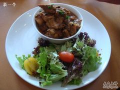 南印度咖喱鸡+色拉-榖屋house of flour(张江首店)