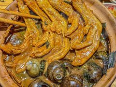 紫苏田螺鸭脚煲-夜椒瑶·广西大排档(八卦岭店)