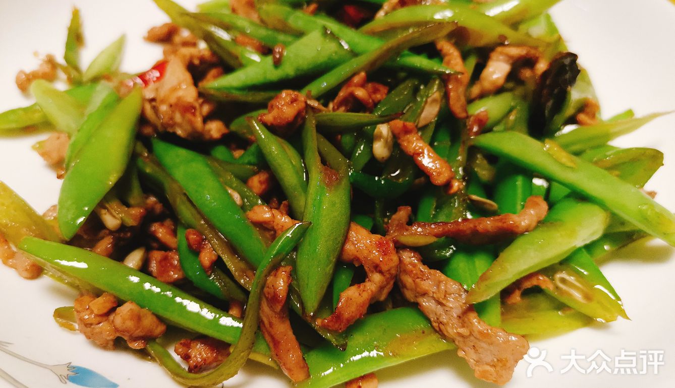 绿油油的下饭菜 · 四季豆炒肉