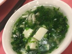 荠菜肉丝豆腐羹-上海老饭店(北京分店)