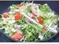 虫草花拌苦苣-白天鹅家宴·东北菜