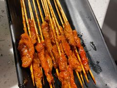 热气羊肉串-京韵胡同·酱香羊蝎子火锅涮肉(长寿路店)
