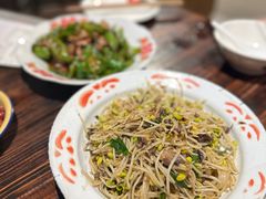 牛肉松炒自家豆芽-广府乡下·饭庄(新港东路店)
