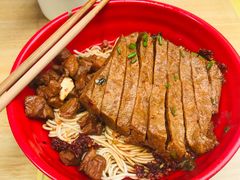 辣肉咸菜拌面-小无锡面馆