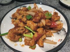 焦溜肥肠-华盛园卷子王农家菜水库鱼