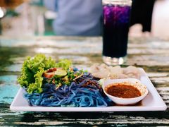 -蝶豆花蓝面条
