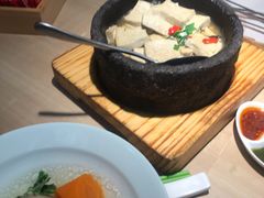自制石锅豆腐-羊之道草原味道清真餐厅(番禺店)