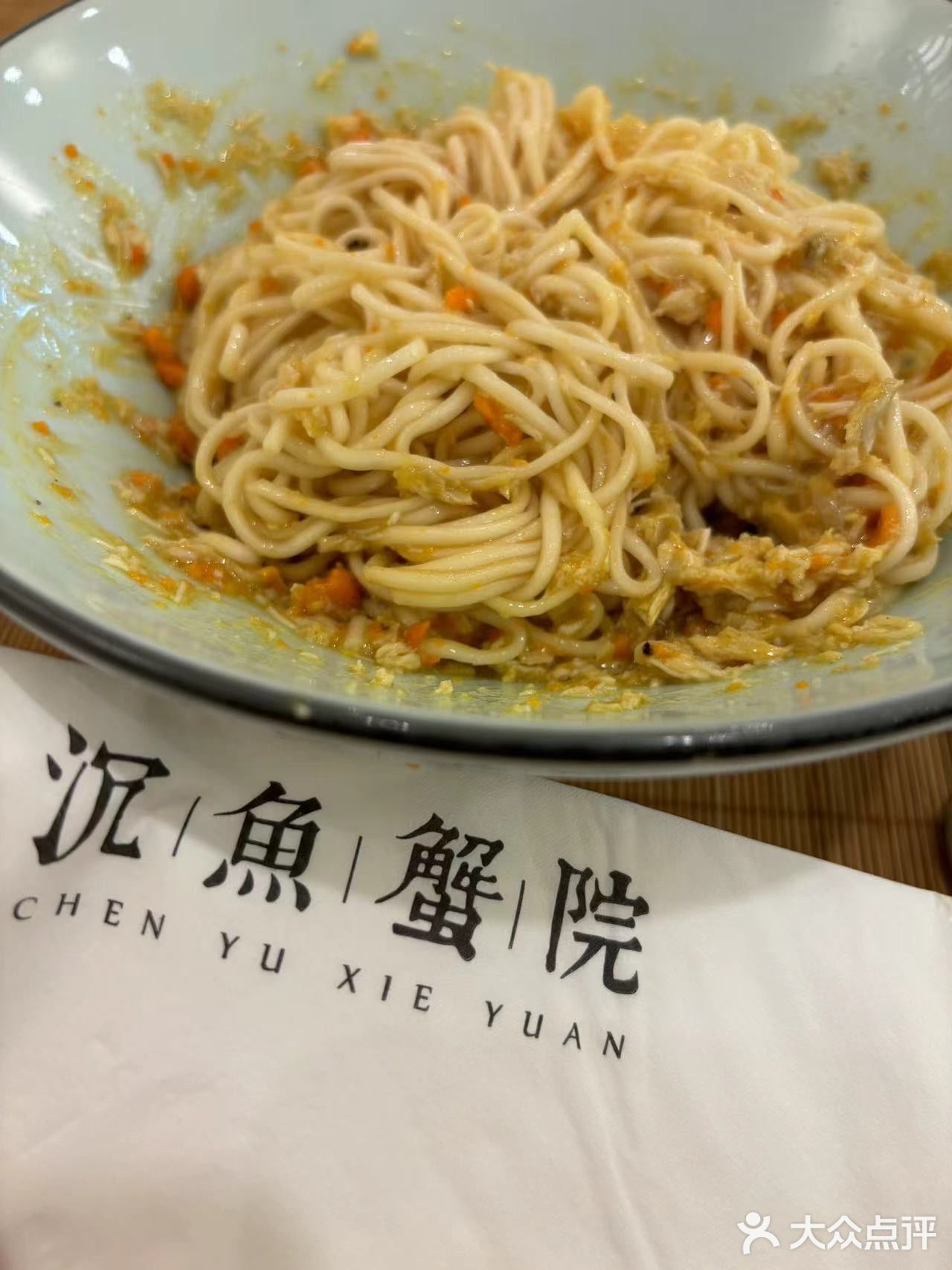 在天津！这口蟹黄面真的是香迷糊了