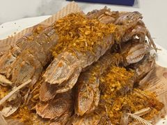 椒盐皮皮虾-不仔客海鲜·烧烤·270度海景餐厅(大东海店)