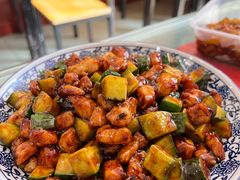 酱爆鸡丁-北大地皖峰饭馆