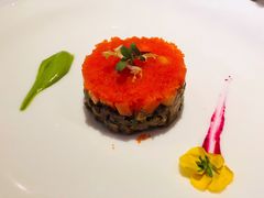 黑鱼籽酱香牛肉木瓜塔塔-王品牛排(福州泰禾店)