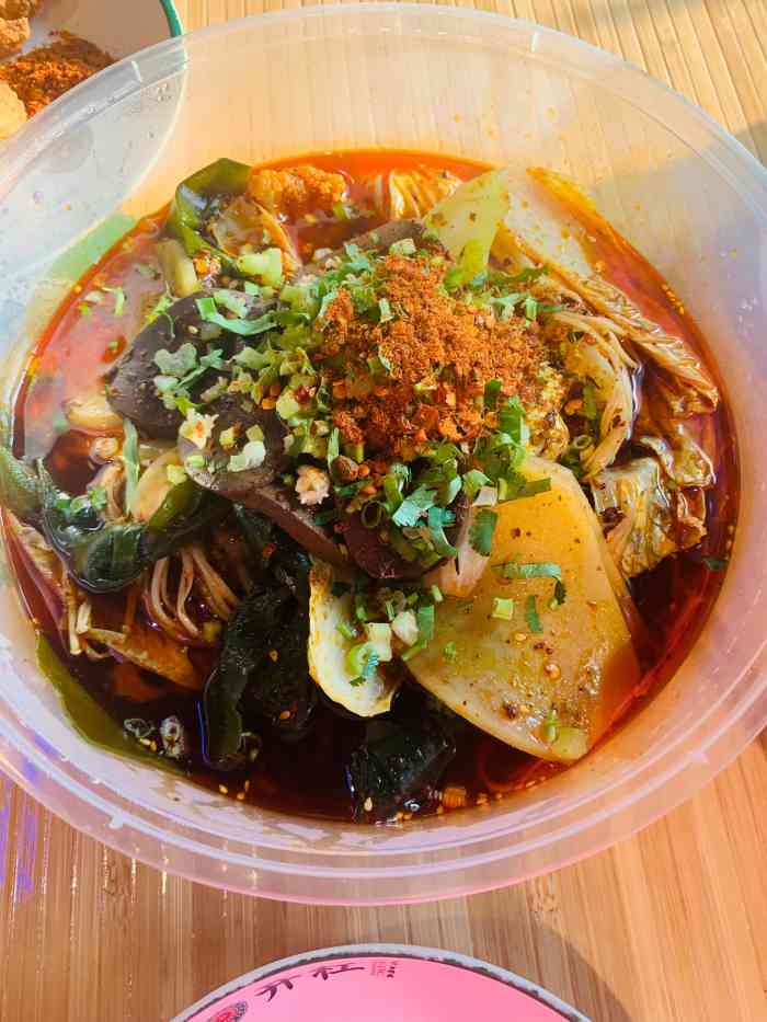 开杠钵钵鸡·冒鸭血-"关注他家很久了,这次点的外卖.虽然外卖上.