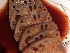 蜜汁藕-渝胖子老城区炭火蛙锅(临城店)