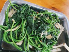 酸笋红薯叶-龙上水现炒生料(柳沙店)