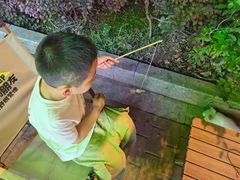 -山野的朋友露营炭火烤肉