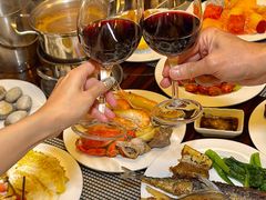 -广州万富希尔顿酒店·感趣自助餐厅·金秋蟹宴生蚝海鲜刺身