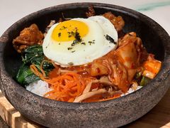 辣白菜五花肉石锅拌饭-七八冷面·延边朝鲜族美食(圣熙八号店)