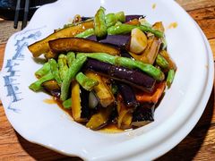 豆角烧茄子-川渝饭店