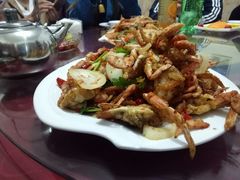 特色香辣蟹-烁佳海鲜大馅饺子