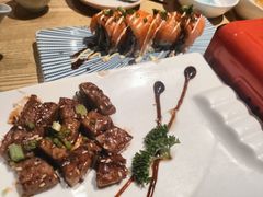 铁板牛肉粒-津之港·日本料理·铁板烧