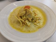 黄芥末蟹柳风味芝士烤土豆-库滋明·俄罗斯特色美食(中央大街店)