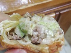 牛肉馅饼-贾五油糊馅