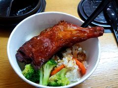 港式烧味脆皮大鸡腿饭-肯德基(蓝桥店)