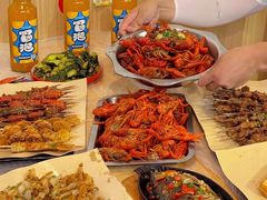 -郑记•不夜城烧烤•龙虾•虾蟹(黄鹤楼店)