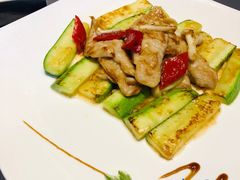 云南小瓜炒爽肉-许家菜(望江店)