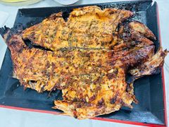 烤虹鳟鱼-闻道食府烙饼卷带鱼(原车耳营店原大觉寺店)