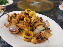 酱爆鱿鱼-波记美食店·现捞海鲜