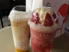 雪山草莓桂花冻-喜茶(深圳海岸城店)