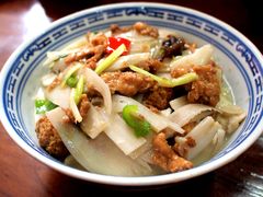 莲菜炒肉煮馍-老西安韩记三鲜煮馍(四府街店)
