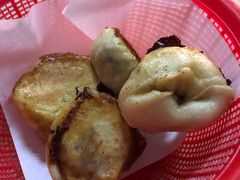 豆腐粉条素煎包-老槐树煎包