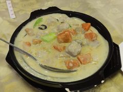 椰汁香芋南瓜杂锦煲-佛有缘素食馆·荔湾老字号(陈家祠首店)