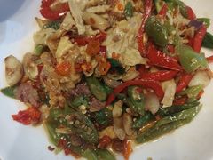 火腿炒农家豆腐皮-辣公子·千岛湖私房菜(滨江店)