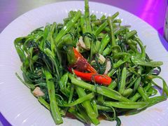 飞天酱炒通菜-新越盏·东南亚料理(捷登都会店)