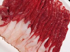水爆手切精选羊腿肉-京门老爆三·铜锅涮肉 爆肚(望京店)