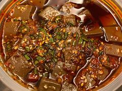 蒜辣子羊血-李记搅团•非遗陕菜(三桥店)