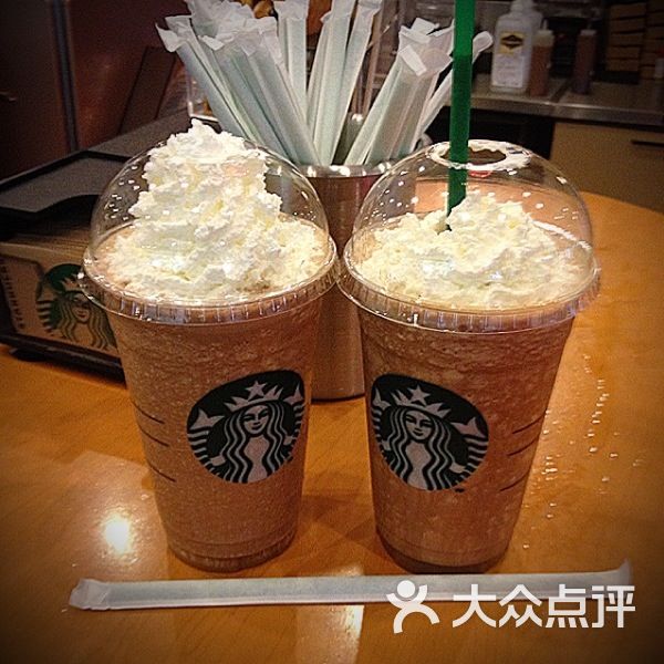 星巴克抹茶红豆星冰乐图片-北京咖啡厅-大众点评网