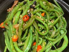 干锅辣炒刀豆丝-贯贯吉·清真餐厅(浙江中路店)